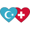 Uighurs Switzerland Flag Heart