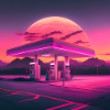 Pacific Plaza 1989 Gas Station