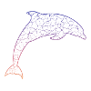 Delfin, rettet die Wale