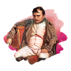 Napoleon Bonaparte sat down