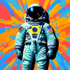 Stylish astronaut