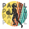 Jugadoras de pádel de pádel femenino