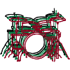 simple, beautiful drum design