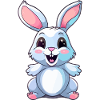 Lapin kawaii mignon