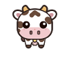 Cute Kawaii Cow