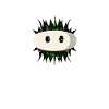 Cute kawaii sea urchin