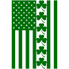 St Patricks Day American Flag
