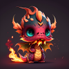 Little Dragon in Red