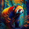 Niedlicher Roter Panda