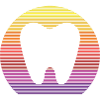 retro style colourful composition design