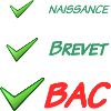 NAISSANCE BREVET BAC cadeau