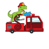 Firesauraus T-Rex Firefighter