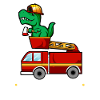 Firesauraus T-Rex Firefighter