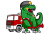 Firesauraus T-Rex Firefighter