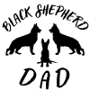 Black shepherd dad