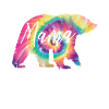 Tie Dye Mama Bear