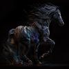 Fiery horse