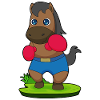 Pferd Boxer Boxhandschuhe Boxen