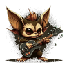 Gremlin with Rock Guitar