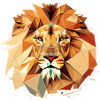 Vector Lion's Head Gift