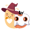 Snail with pumpkin house
