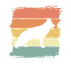 German-shepherd retro