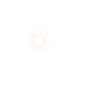 Berglandschaft mit Sonne