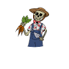 Garden Gardening Gardener Skeleton Spooky