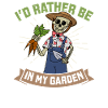 Garden Gardening Gardener Skeleton Spooky