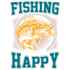 Fishing makes me happy -