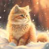 Kittens in the snow