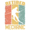 Skiing retired mechanic