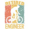 Biking retired engineer