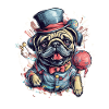 Cute Pug Little Dog
