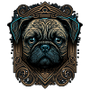 Pug Dog Art
