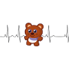 Teddybär Herzschlag