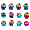 Bunte Muffins einfach lecker
