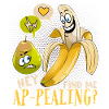 Banaan grap, grappige banaan aantrekkelijke woordspeling