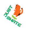Just Skate Skateboard Cat