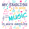 Musica divertente dicendo camicia regalo inglese