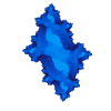 fractal blue