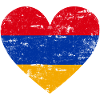 Armenia Flag Heart