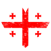 Georgia Flag Heart
