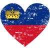 Liechtenstein Flag Heart