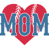 Maman Baseball Coeur