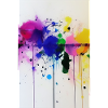 Paint splashes