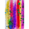 Splashes of paint and lines