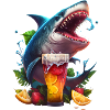 Beer-loving shark