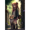 Anime Cat Girl Woman Gift