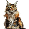 Maine coon cute cat